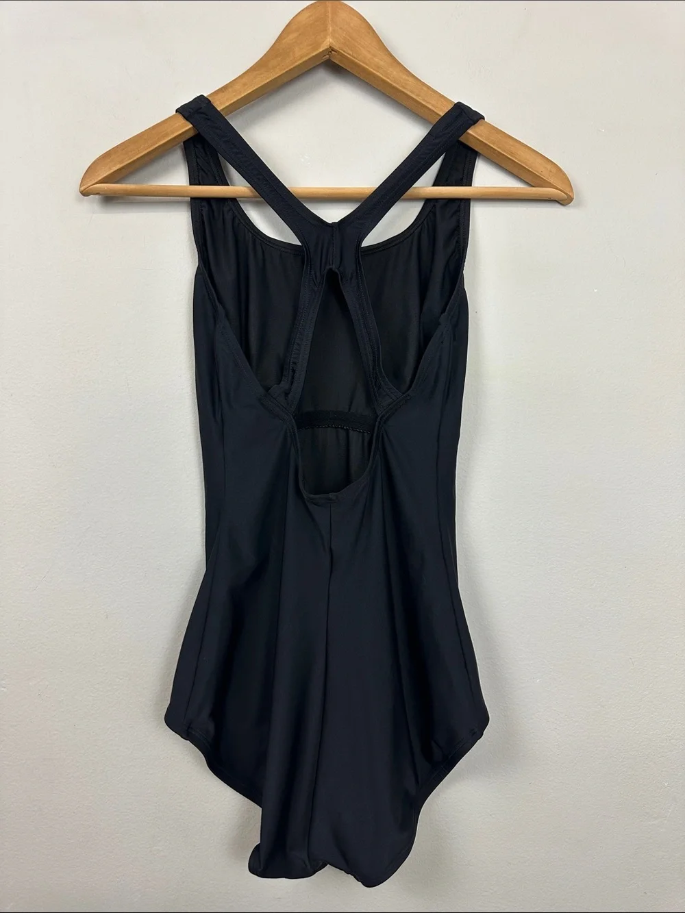 Speedo Women's Moderate Ultraback PowerFLEX One Piece Swimsuit Black Sz 6